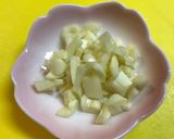 ＊たことカラーパプリカのガーリック炒め＊作り方1写真