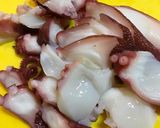 ＊たことカラーパプリカのガーリック炒め＊作り方2写真