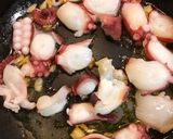 ＊たことカラーパプリカのガーリック炒め＊作り方4写真