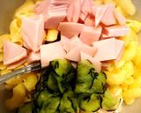 材料3つ!マカロニサラダ カレー風味作り方2写真