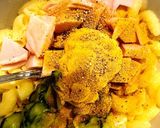材料3つ!マカロニサラダ カレー風味作り方3写真