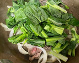 牛肉と菜の花のオイスターソース炒め作り方2写真
