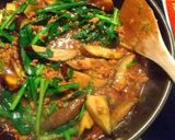 ニラ入り麻婆茄子作り方7写真