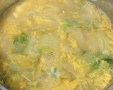白菜と卵の簡単スープ作り方6写真