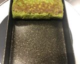 【創作料理】抹茶風卵焼きin青汁作り方4写真