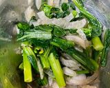 菜の花と新玉ねぎの梅昆布茶和え作り方2写真