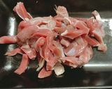 おうち居酒屋！砂肝の柚子胡椒炒め作り方2写真