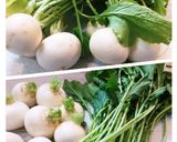 かぶ攻略！かぶの煮物&かぶの葉ナムル作り方1写真