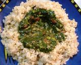 梅肉入りモロヘイヤと納豆のネバトロ丼作り方2写真