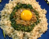 梅肉入りモロヘイヤと納豆のネバトロ丼作り方4写真
