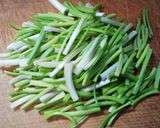 島らっきょうの茎の卵炒め作り方2写真