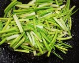 島らっきょうの茎の卵炒め作り方3写真