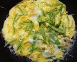 島らっきょうの茎の卵炒め作り方5写真