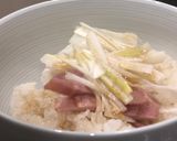 【ズボラ飯】レンジでパラパラチャーハン作り方1写真