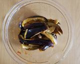 レンジ蒸しなすのピリ辛あえ作り方3写真