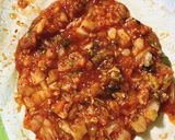 超簡単！絶品キムチ豆腐作り方1写真