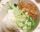 オクラ納豆トロロで簡単☆ネバネバうどん♪作り方5写真