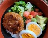 子供と作るハンバーグ丼作り方12写真