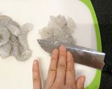 美味し過ぎる!紫陽花揚げ!(エビ餡)作り方3写真
