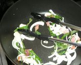 大葉とベーコンのあっさりパスタ作り方3写真