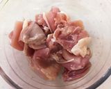 鶏肉とお野菜のオイスター味噌炒め作り方1写真