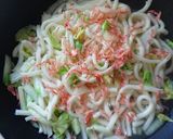幼児食 春爛漫♪焼きうどん作り方2写真