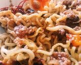 ピリ辛ジャージャン☆パリパリ麺&オイス玉作り方5写真