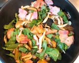カブとベーコンの和風パスタ作り方5写真