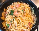 カブとベーコンの和風パスタ作り方6写真