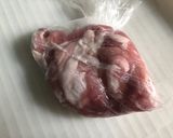 柔らかお肉のオイスターソース炒め作り方1写真