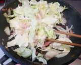 ベーコンと野菜の白滝ペペロンチーノ作り方5写真