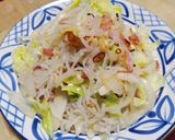 ベーコンと野菜の白滝ペペロンチーノ作り方7写真