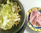 韓国風☆キャベチーズハム玉サンド作り方1写真