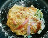韓国風☆キャベチーズハム玉サンド作り方5写真
