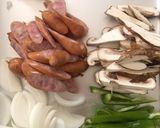 チーズオムナポリタン作り方1写真