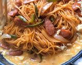チーズオムナポリタン作り方7写真