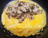 残りご飯で！きのこたっぷり和風オムライス作り方4写真