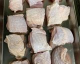 自宅で焼鳥　ネギ間編作り方1写真