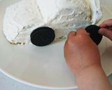 ❨カーズ❩マックイーンの3D誕生日ケーキ作り方8写真