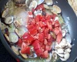 あさりと大根とフレッシュトマトのパスタ作り方5写真