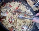 あさりと大根とフレッシュトマトのパスタ作り方6写真