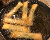 ささみの明太マヨ春巻き作り方3写真