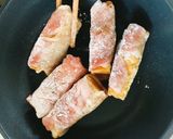 厚揚げ豚肉巻き！甘酢タレでご飯が進む〜作り方5写真