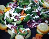 夏野菜とタコのマヨネーズ味作り方5写真