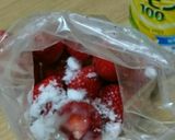 重宝~(*´︶`*)苺は潰して冷凍よん♡作り方3写真