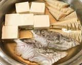 鱈とたけのこ、豆腐の煮付け作り方5写真
