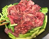 【子供と作る】ニンニクの芽と牛肉炒め♪作り方4写真