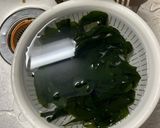 三つ葉とわかめの簡単中華風和えサラダ作り方1写真