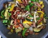 厚切りベーコンと夏野菜のチーズ焼き作り方6写真