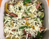 厚切りベーコンと夏野菜のチーズ焼き作り方7写真